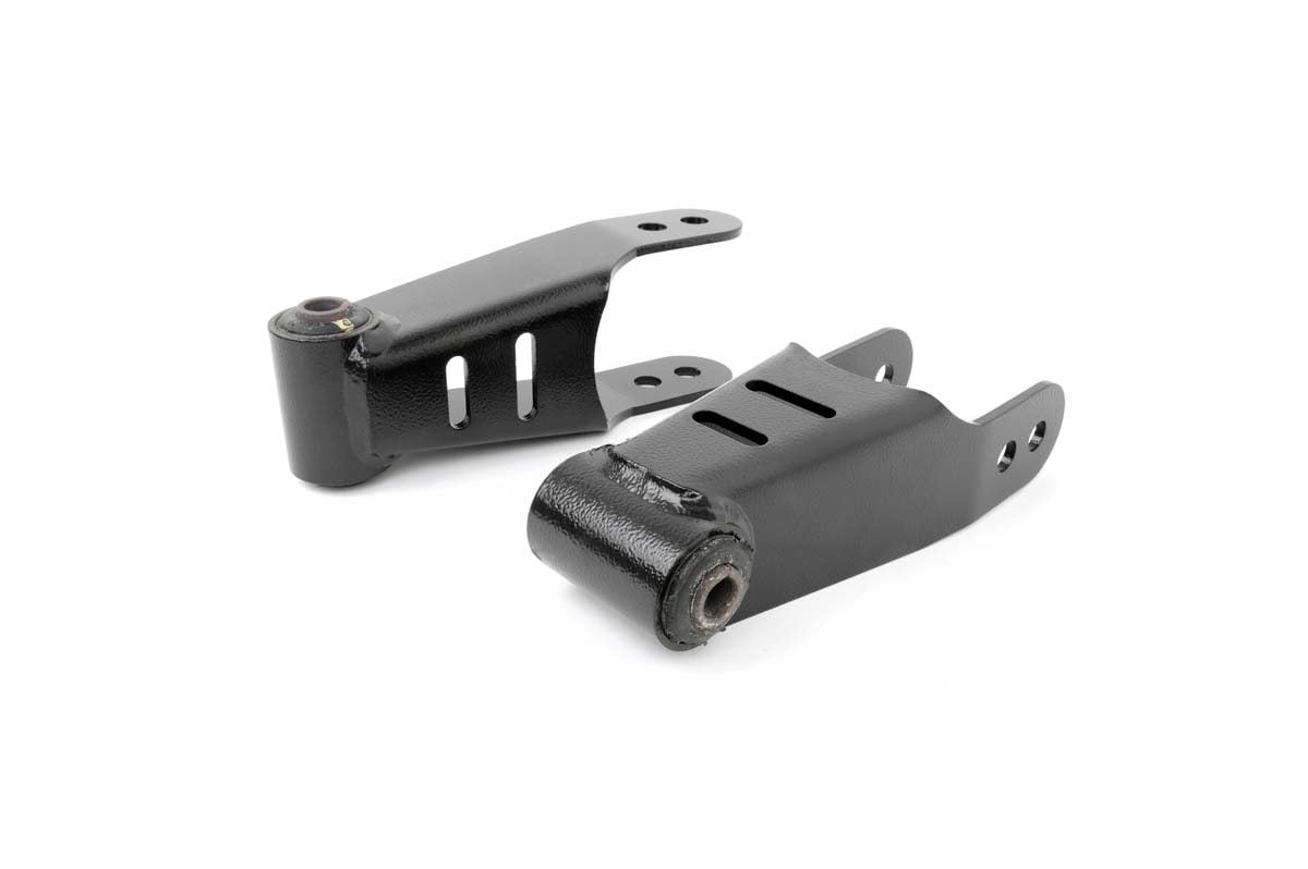 Ford F-150 Lowering Shackles - Rear - Rough Country - 1-2.5 Inch - '97-'03